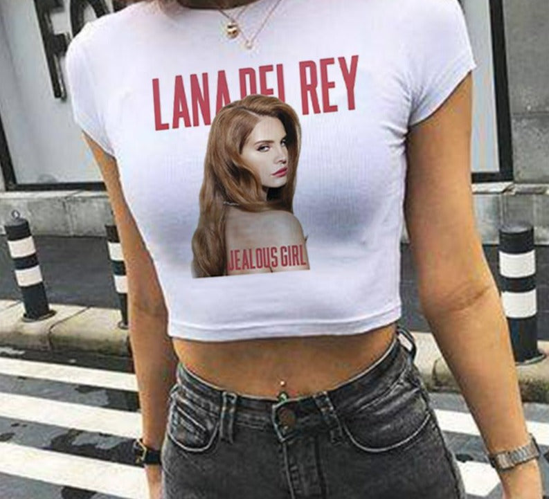 T-Shirt feminina - Lana Del Rey - jealous girl