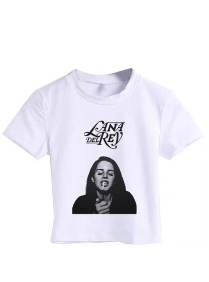 T-Shirt feminina - Lana Del Rey - cigarrete